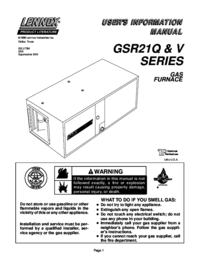 Voir le document Lennox-international-inc GSR21Q Manuel d'utilisateur