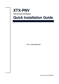 Voir le document Avalue XTX-PNV Manuel d'utilisateur