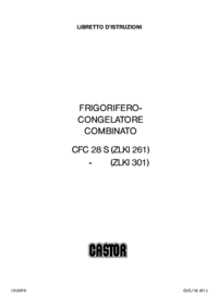 Voir le document CASTOR CFC28S Manuel d'utilisateur